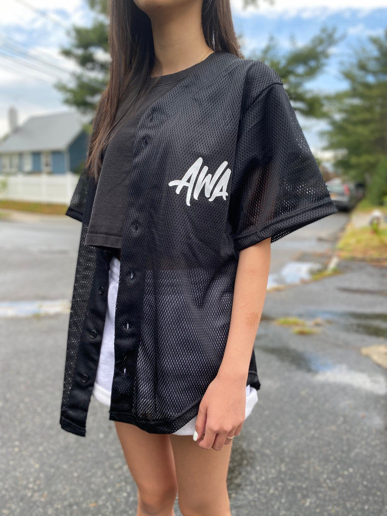 AWA Printed Mesh Baseball Jersey – Asians With Attitudes